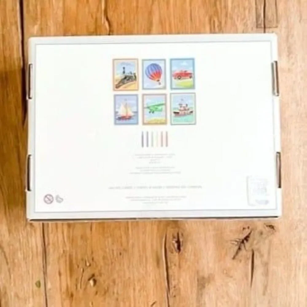 NEW! Pottery Barn Kids - Transportation Lacing Cards